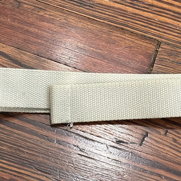 Vineyard Vines NWOT Canvas Embroidered Logo Classic Preppy Belt Sz L Rn2318245 - Picture 2 of 6
